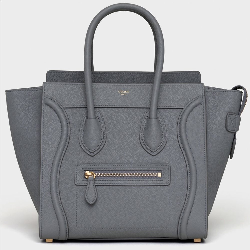 New Celine Micro Luggage in Baby Drummed Calfskin